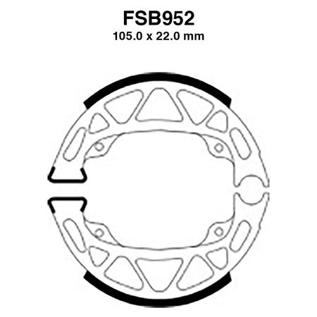 GANASCE FERODO FSB952 EBC