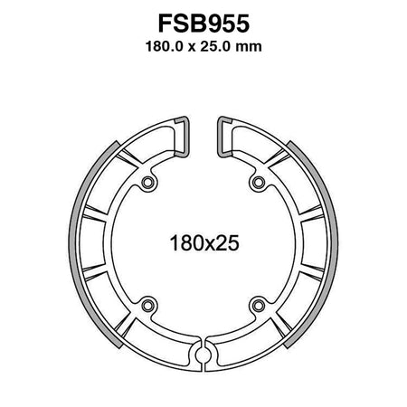 GANASCE FERODO FSB955 EBC