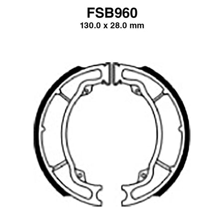 GANASCE FERODO FSB960 EBC SYM