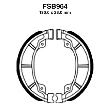GANASCE FERODO FSB964 EBC SYM
