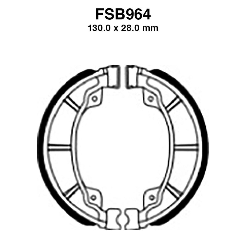 GANASCE FERODO FSB964 EBC SYM
