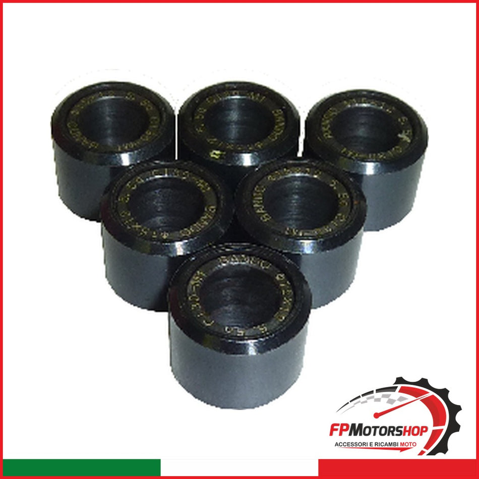 KIT 6 RULLI 15X12 5 YAMAHA G71501200556 5G 50 AEROX/BW 2001-2012 MBK BETA