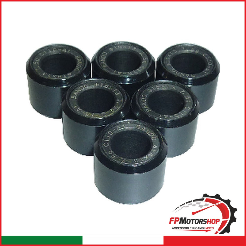 KIT 6 RULLI MASSETTE VARIATORE G71601300756 16X13 7 5G HONDA KYMCO SYM