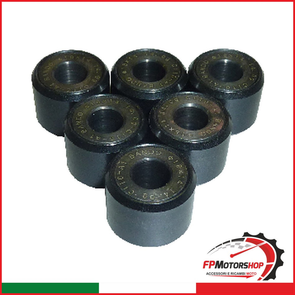 KIT 6 RULLI MASSETTE VARIATORE G71801401406 18X14 14G AGILITY HONDA KYMCO SYM