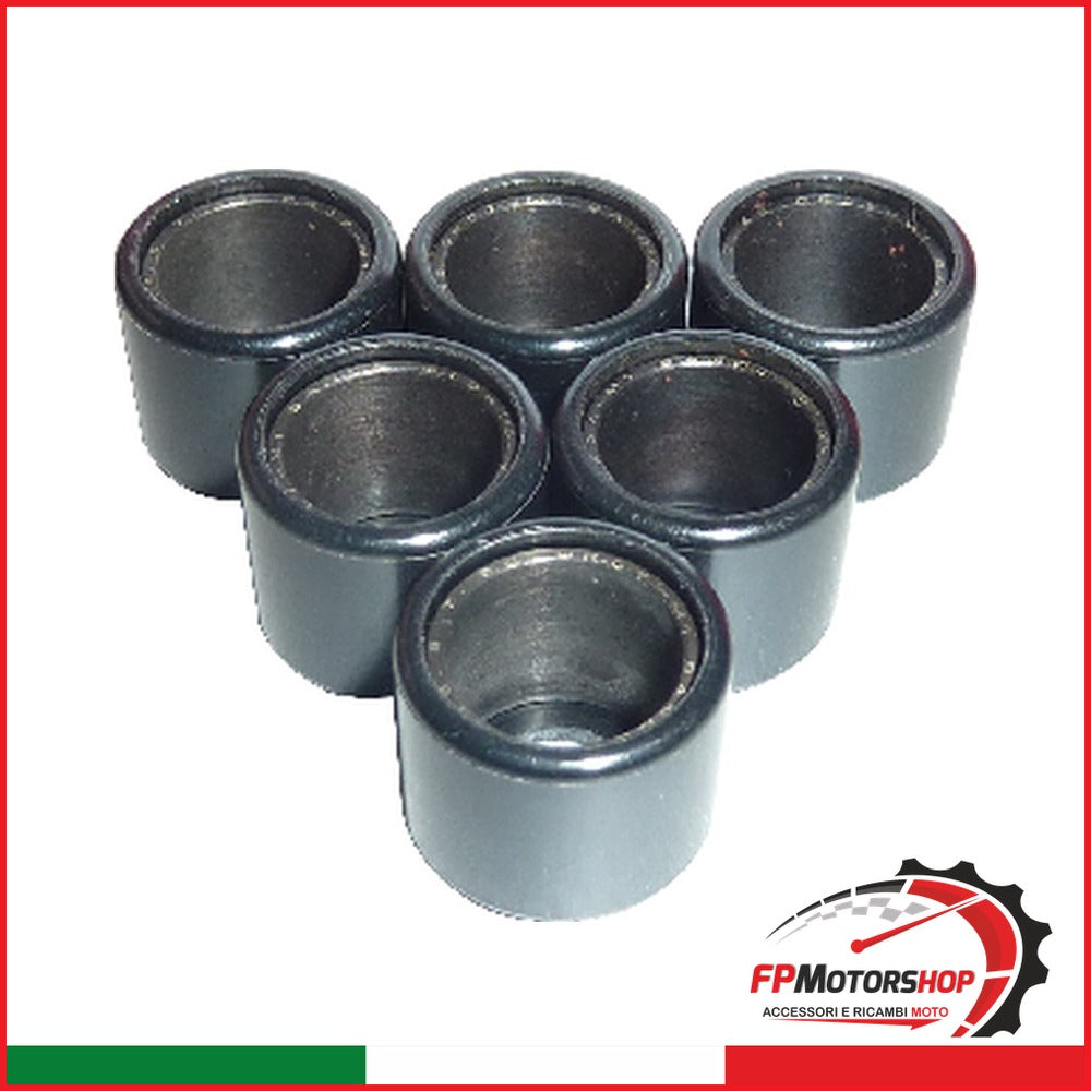 KIT 6 RULLI MASSETTE VARIATORE G71901550756 VESPA 50 LX APRILIA PIAGGIO DERBI