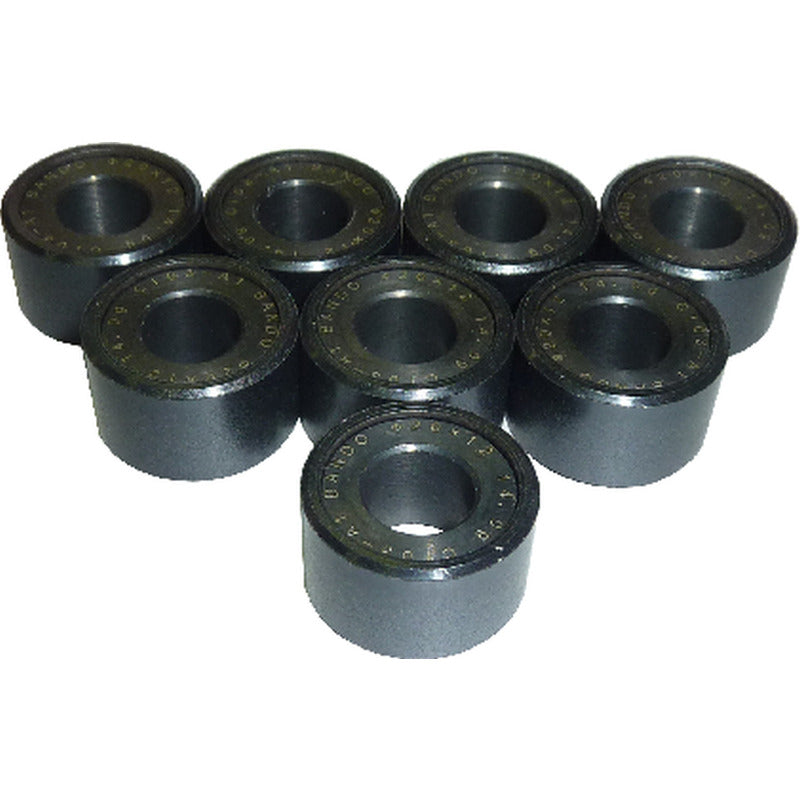 KIT 8 RULLI MASSETTE SCOOTER YAMAHA G72001201408 20X12 14G 250 X-MAX 2005-2007