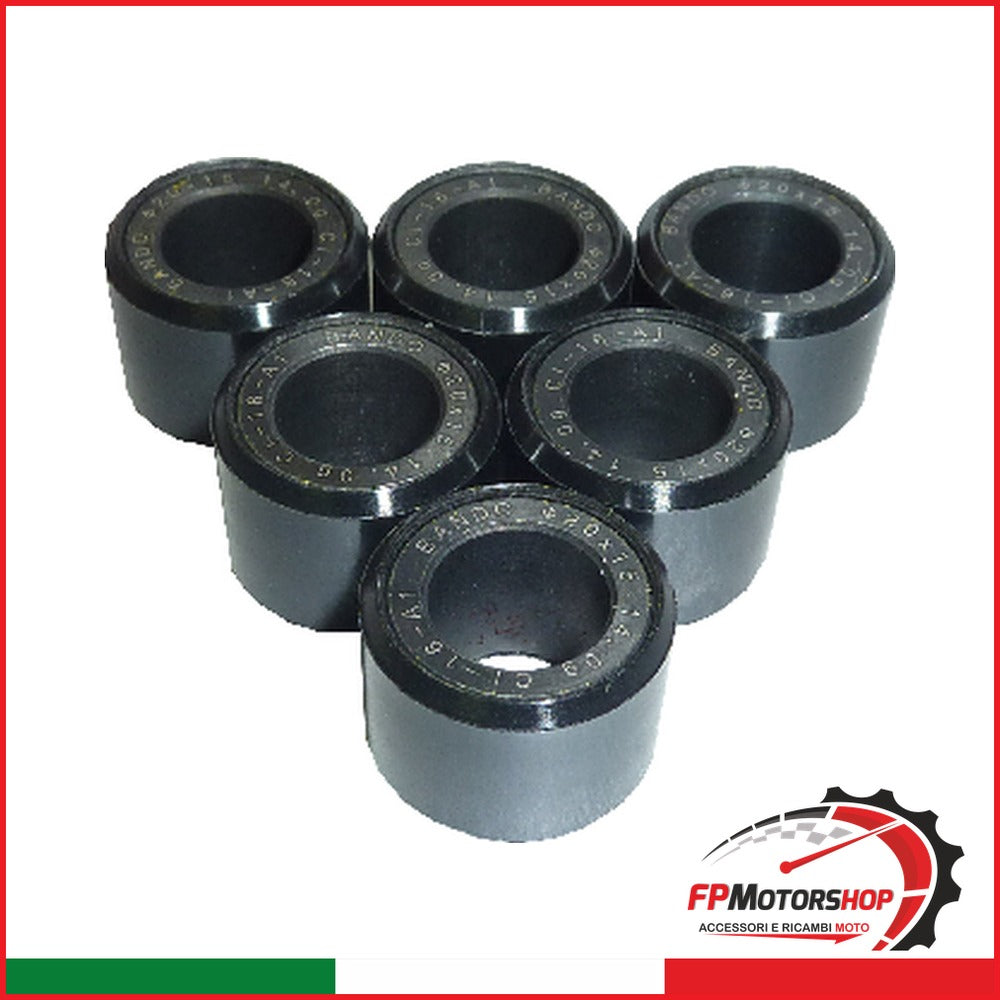 KIT 6 RULLI MASSETTE VARIATORE SUZUKI G72001501406 150 SIXTEEN 08 2008-2011
