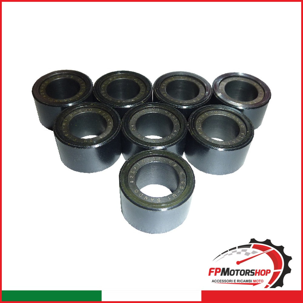 KIT 8 RULLI MASSETTE VARIATORE G72501501908 T-MAX 04 11 2004-2011 YAMAHA