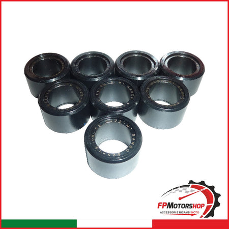 KIT 8 RULLI MASSETTE SCOOTER PIAGGIO G72501601608 25X16 16G BEVERLY 350