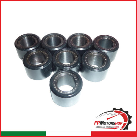 KIT 8 RULLI MASSETTE VARIATORE G72501702158 25X17 21 5G 2006-2008 APRILIA
