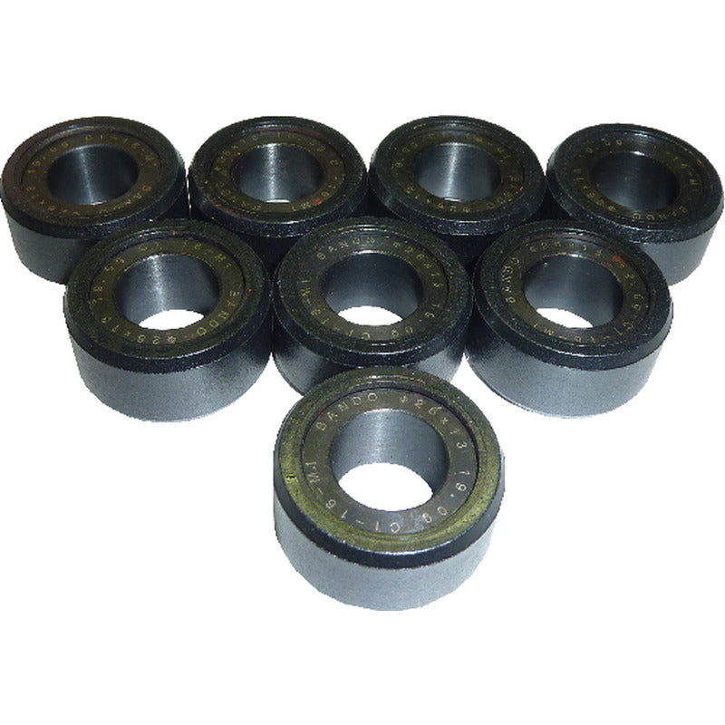 KIT 8 RULLI MASSETTE SCOOTER SUZUKI G72601301908 26X13 19G BURGMAN 400 2003-2012