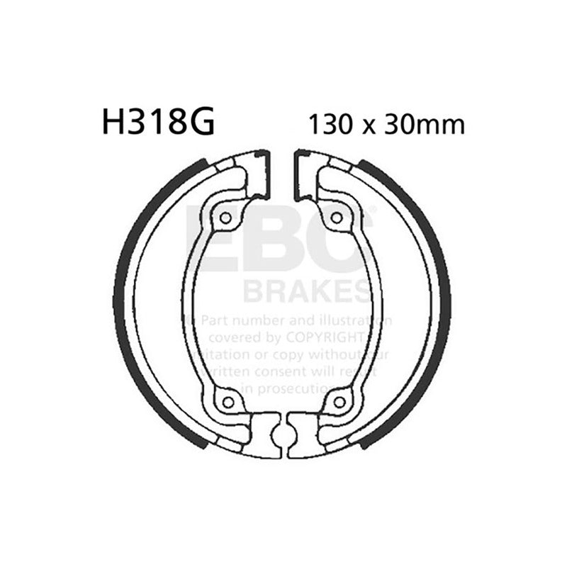 GANASCE HONDA TRANSALP 600 87- EBC H318G 90 SCANALATE 1987-1990