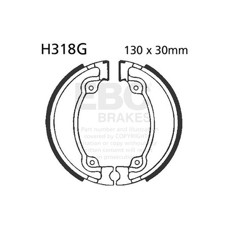 GANASCE HONDA TRANSALP 600 87- EBC H318G 90 SCANALATE 1987-1990