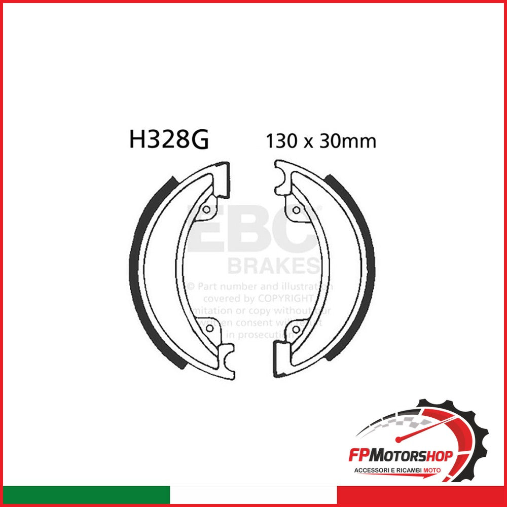 GANASCE HONDA CR 250/480 RD 82-83 SCANALATE EBC R2532801 - foto brandizzata