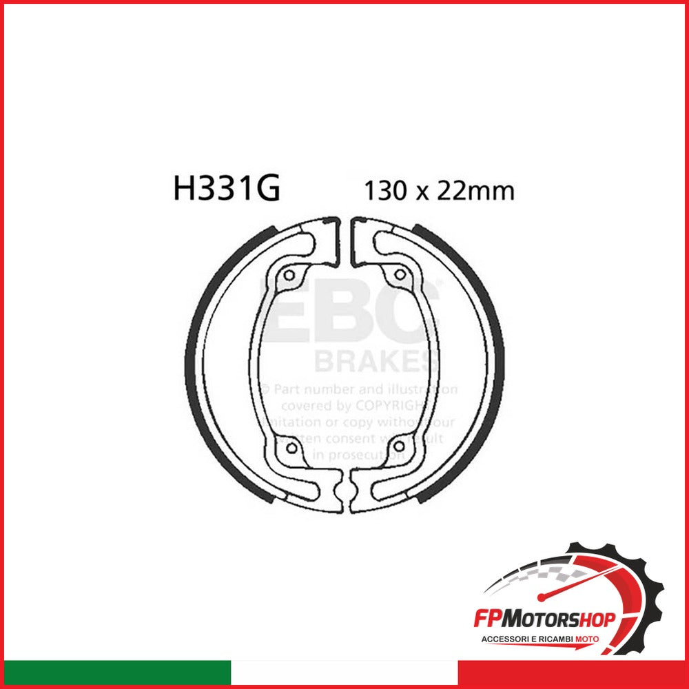 GANASCE HONDA CR 125/250 RD EBC H331G 82 -85 SCANALATE 1982-1985