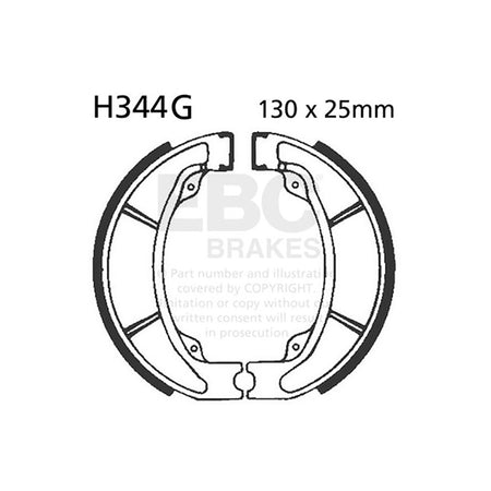 GANASCE HONDA CR 125/250/500SCANALATE EBC R2534401 - foto originale
