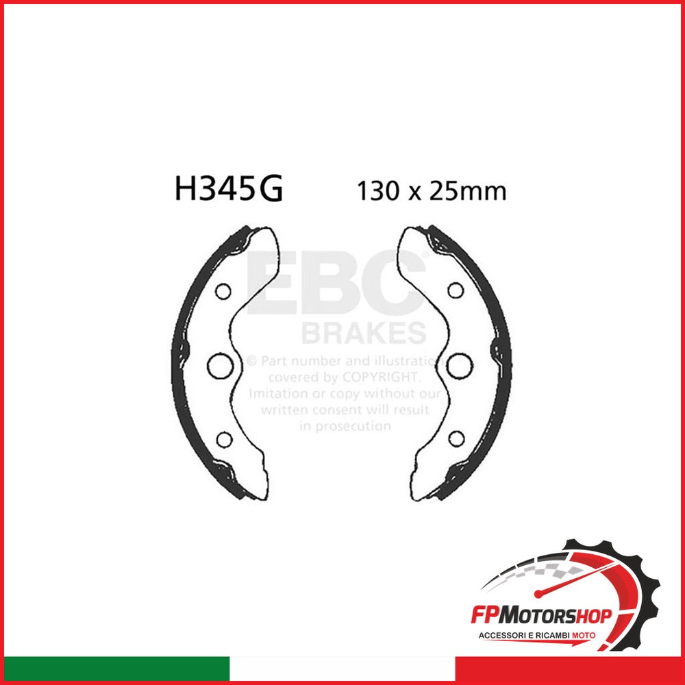 GANASCE HONDA TRX 200/250/300SCANALATE EBC R2534501 - foto brandizzata