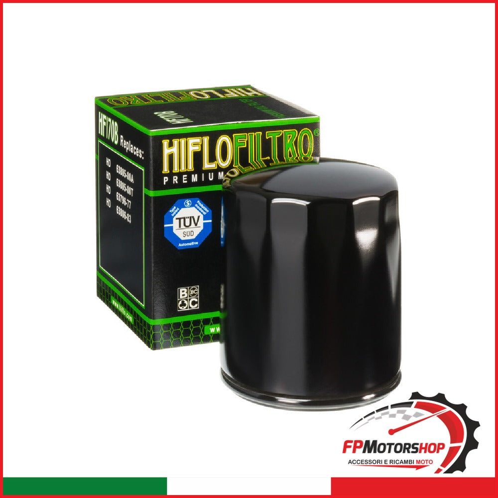 FILTRO OLIO MOTO HF170B HARLEY 883 NERO SENZA GRAFICHE DAVIDSON