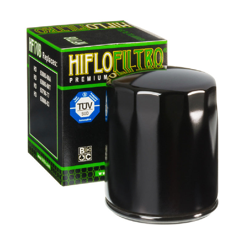 FILTRO OLIO MOTO HF170B HARLEY 883 NERO SENZA GRAFICHE DAVIDSON