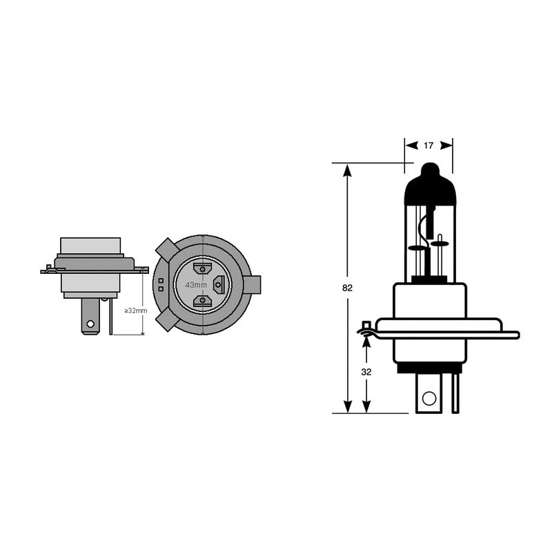 LAMPADA HS1 12V 35/35W ALOGENAPX43T TOPLIGHT E034190 - foto originale