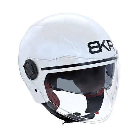 CASCO JET BKR TRE BIANCOLUCIDO 53-54 XS BKR J303401 - foto originale