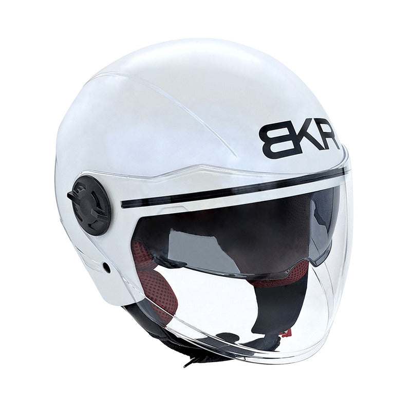 CASCO JET BKR TRE BIANCOLUCIDO 53-54 XS BKR J303401 - foto originale