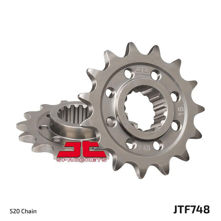 PIGNONE TRASMISSIONE PER MOTO DUCATI JT 748 Z14 JTF748.14 14 DENTI ACCIAIO 520 - foto originale