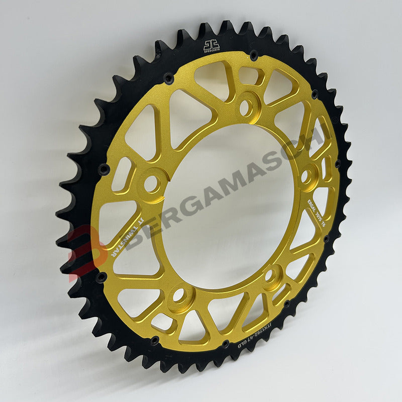 CORONA PER TRASMISSIONE MOTO TWINSTAR JTX 1792.47 ORO JTX1792.47GLD SUZUKI DL