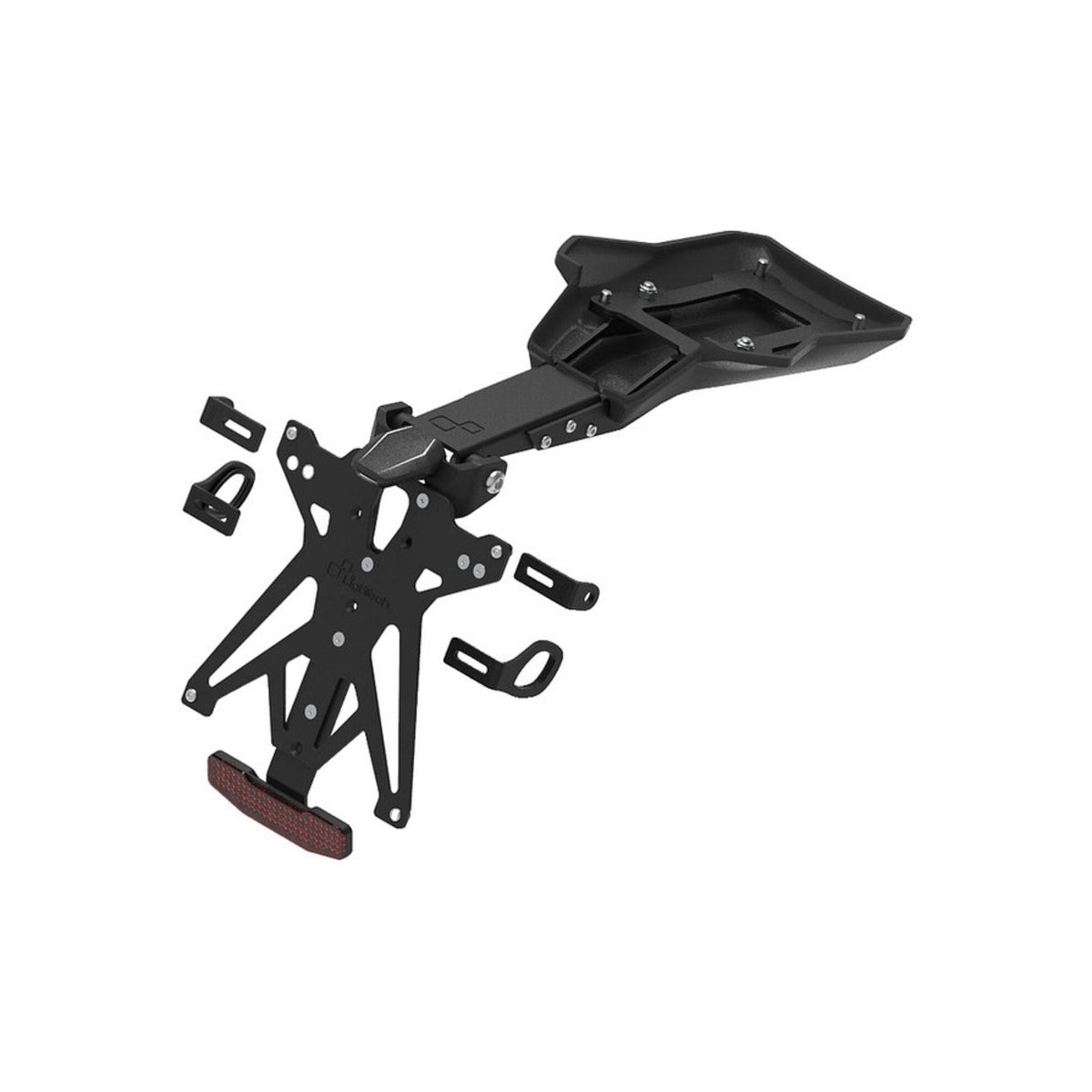 [KTARDU118A1] Kit Porta Targa Regolabile per Ducati NeroA1