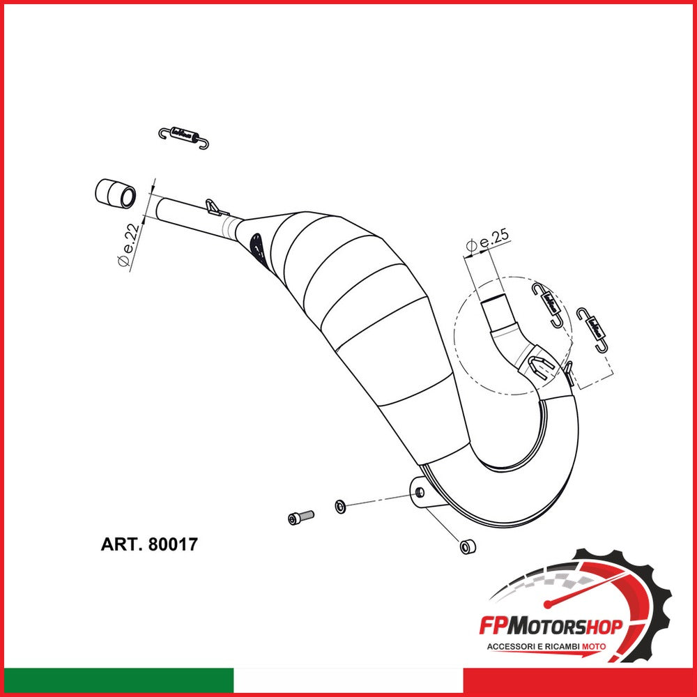 KIT COLLETTORI X-FIGHT RIEJU MRT LEOVINCE 80017 50 2021-2023