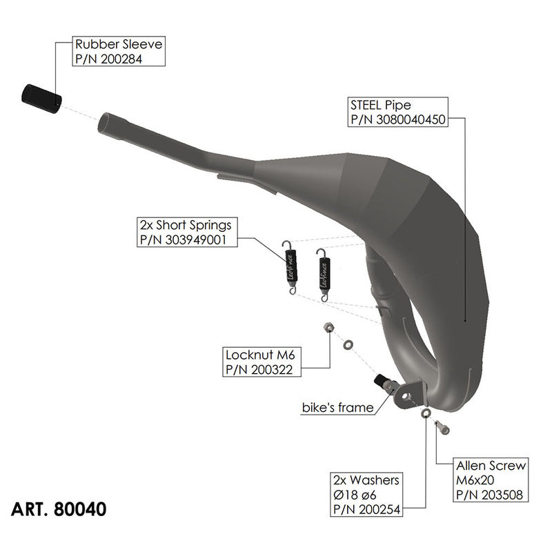 KIT COLLETTORI X-FIGHT FANTIC XE/XM LEOVINCE 80040 50 21- DAL 2021