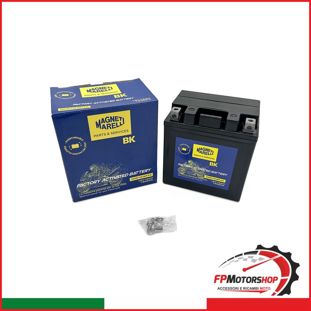 BATTERIA MARELLI MOB10LBP-FA PRECARICATA SIGILLATA PIAGGIO SUZUKI GILERA