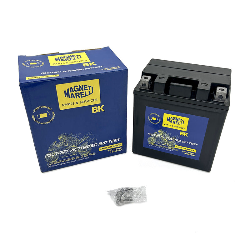 BATTERIA MARELLI MOB10LBP-FA PRECARICATA SIGILLATA PIAGGIO SUZUKI GILERA