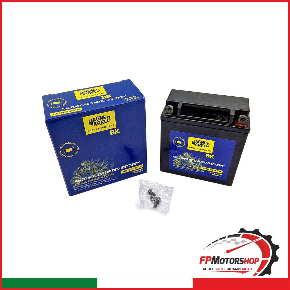 BATTERIA MARELLI MOB5LB-FA PRECARICATA SIGILLATA PIAGGIO YAMAHA GILERA