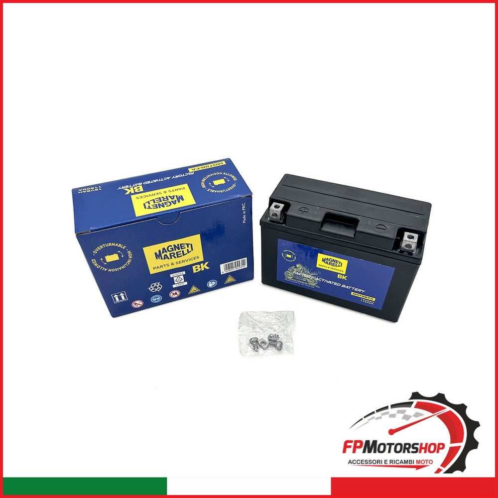 BATTERIA MARELLI MOT9B-FA PRECARICATA SIGILLATA DUCATI KAWASAKI SUZUKI YAMAHA
