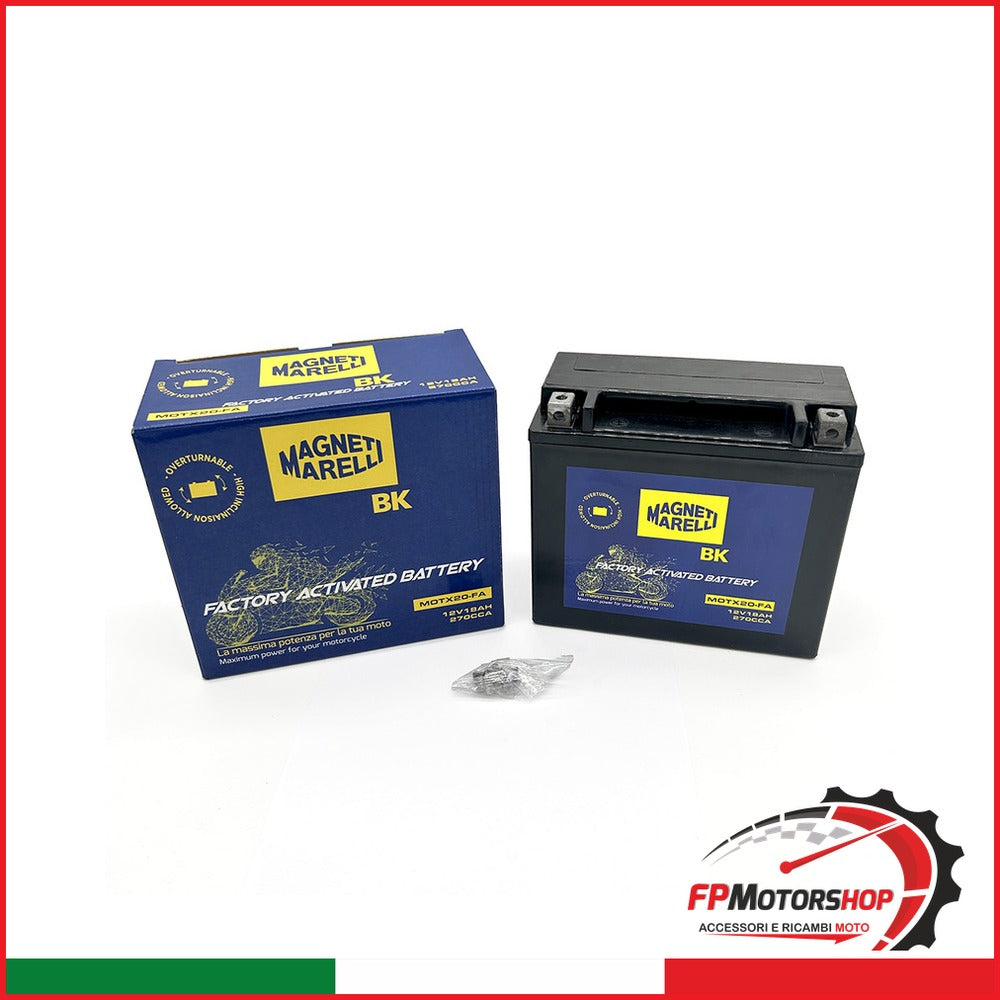 BATTERIA MARELLI MOTX20-FA PRECARICATA SIGILLATA MOTO GUZZI HARLEY DAVIDSON
