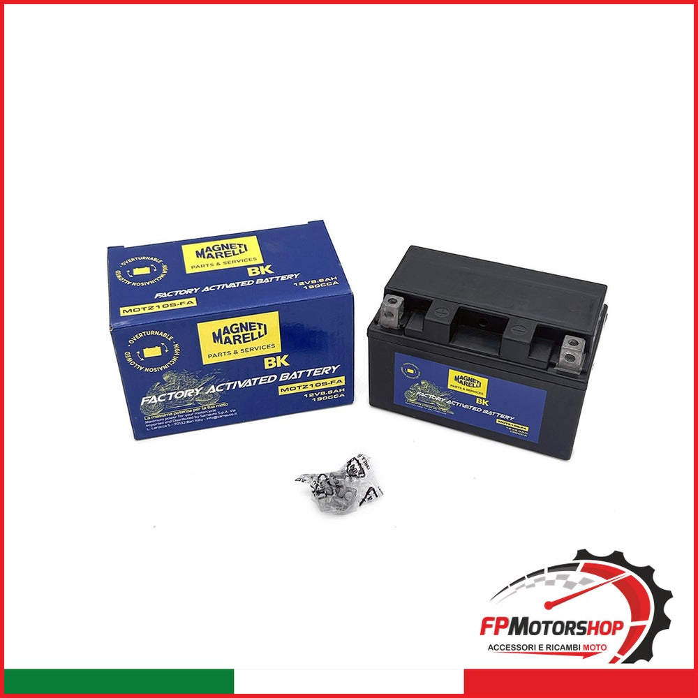 BATTERIA MARELLI MOTZ10S-FA PRECARICATA SIGILLATA APRILIA BMW HONDA KAWASAKI