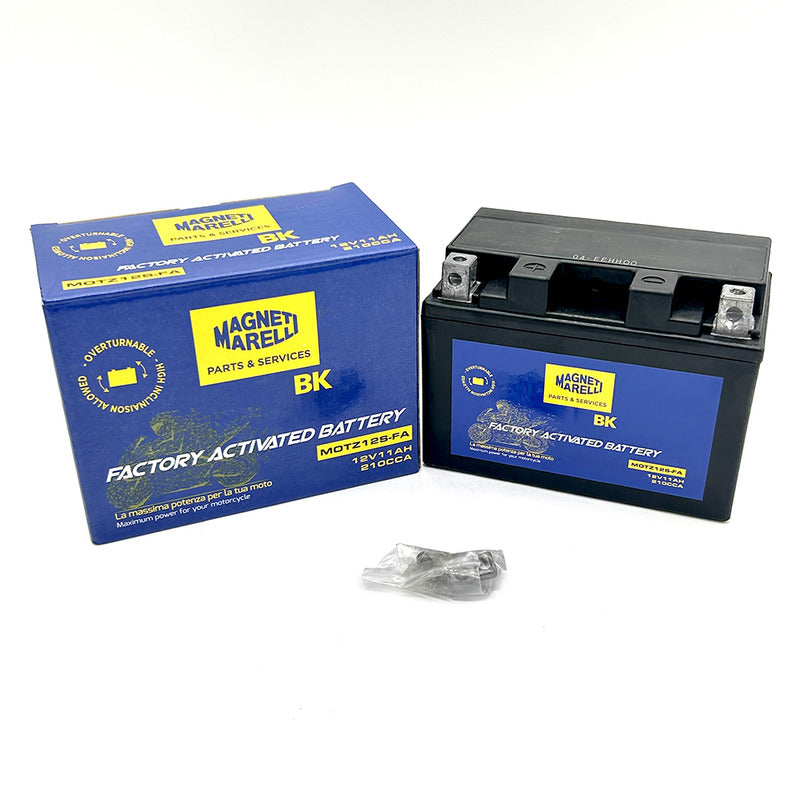 BATTERIA MARELLI MOTZ12S-FA PRECARICATA SIGILLATA HONDA MOTO GUZZI YAMAHA