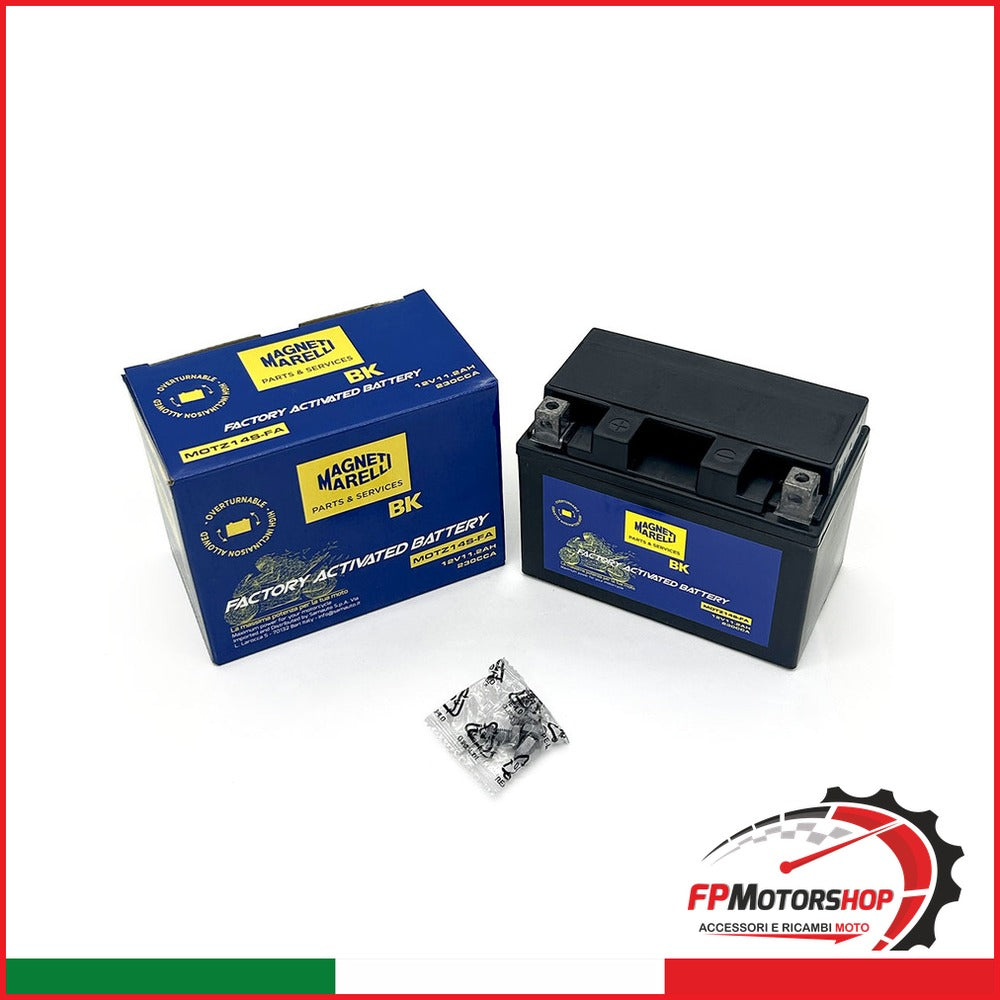 BATTERIA MARELLI MOTZ14S-FA PRECARICATA SIGILLATA HONDA KAWASAKI SUZUKI YAMAHA