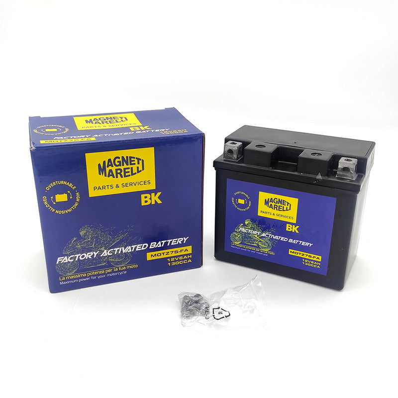 BATTERIA MARELLI MOTZ7S-FA PRECARICATA SIGILLATA BMW HONDA KAWASAKI SUZUKI