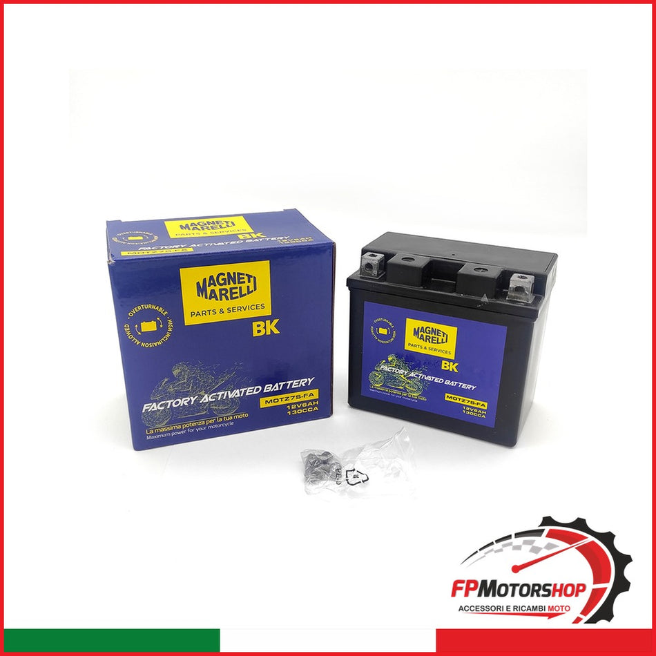 BATTERIA MARELLI MOTZ7S-FA PRECARICATA SIGILLATA BMW HONDA KAWASAKI SUZUKI