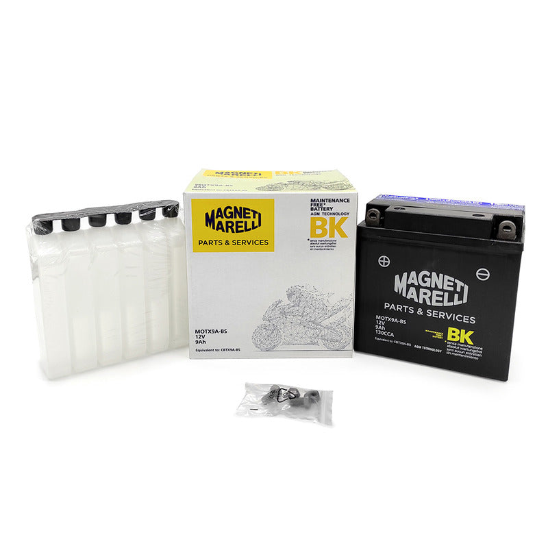 BATTERIA MARELLI MOTX9A-BS CON ACIDO GILERA KYMCO MALAGUTI