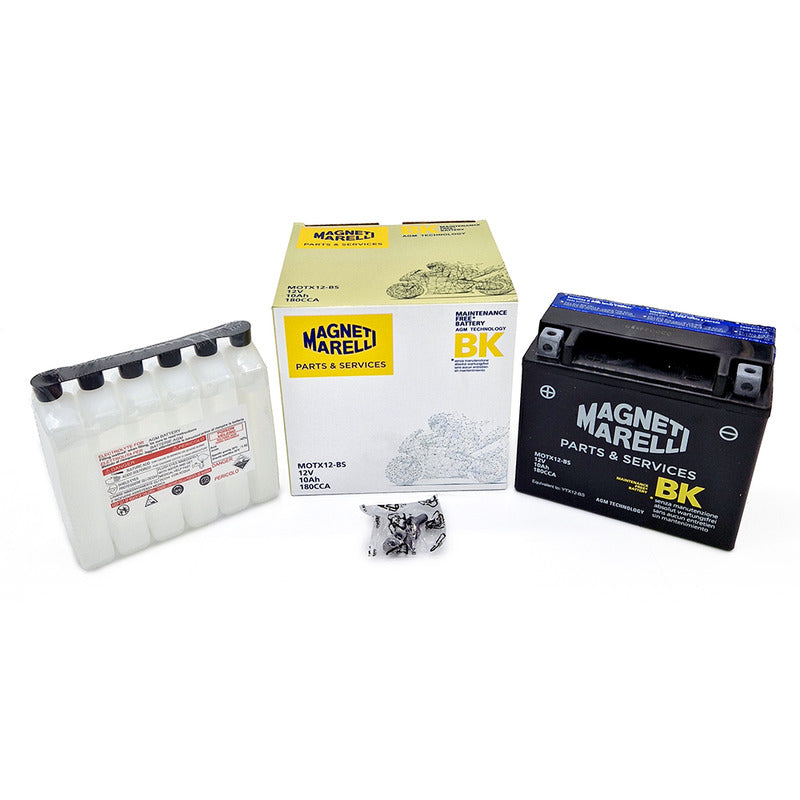 BATTERIA MARELLI MOTX12-BS CON ACIDO APRILIA BMW HONDA KAWASAKI