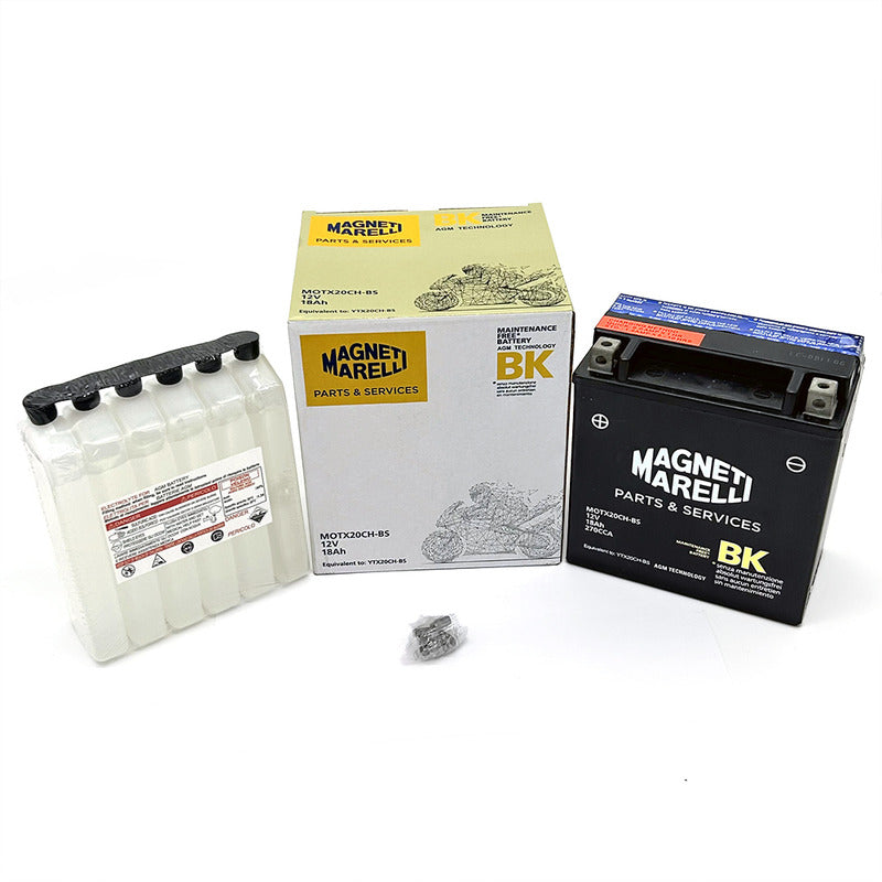 BATTERIA MARELLI MOTX20CH-BS CON ACIDO HONDA MOTO GUZZI SUZUKI MORINI