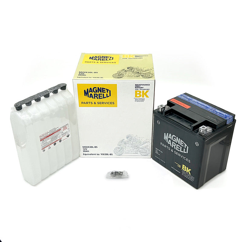 BATTERIA MARELLI MOIX30L-BS CON ACIDO BMW HARLEY DAVIDSON