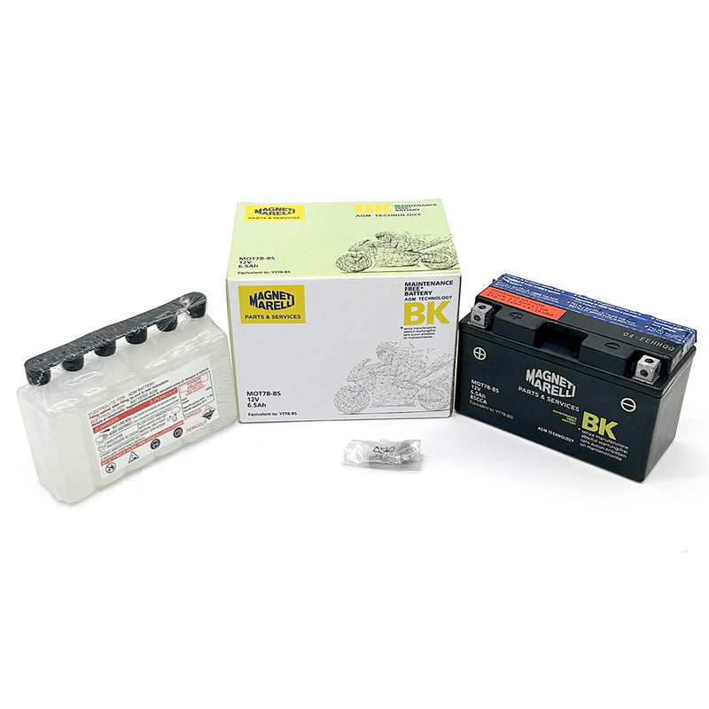 BATTERIA MARELLI MOT7B-BS CON ACIDO DUCATI SUZUKI YAMAHA MBK