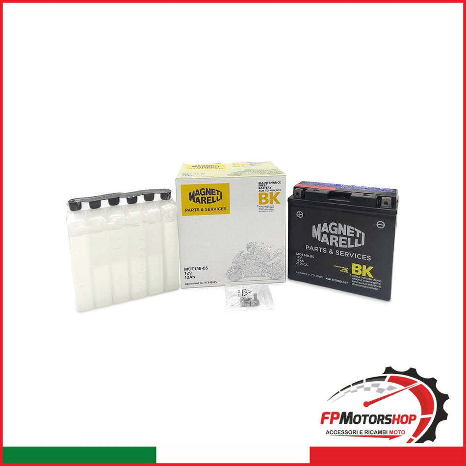BATTERIA MARELLI MOT14B-BS CON ACIDO YAMAHA