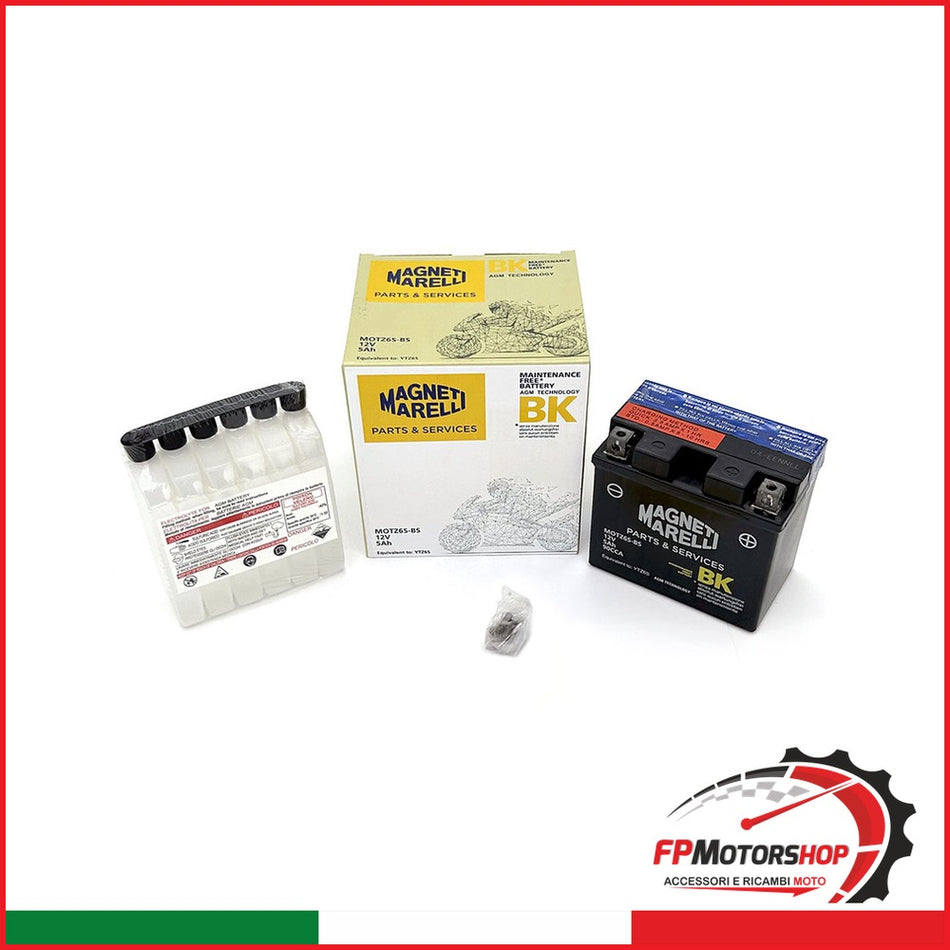 BATTERIA MARELLI MOTZ6S-BS CON ACIDO SUZUKI