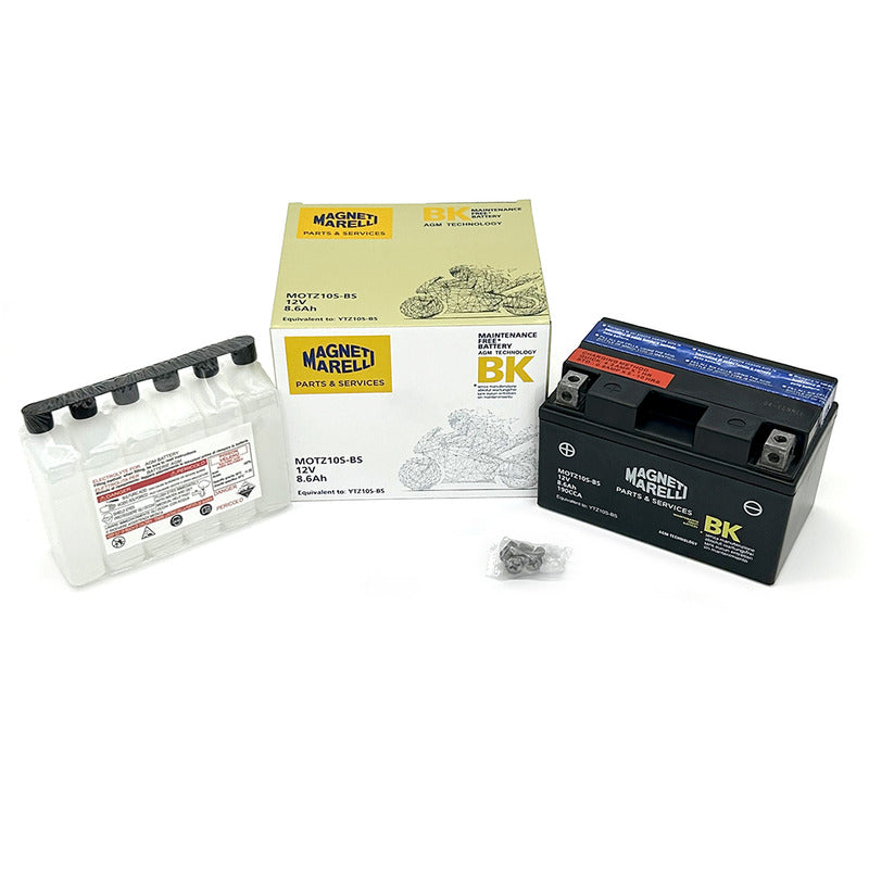 BATTERIA MARELLI MOTZ10S-BS CON ACIDO APRILIA BMW HONDA KAWASAKI