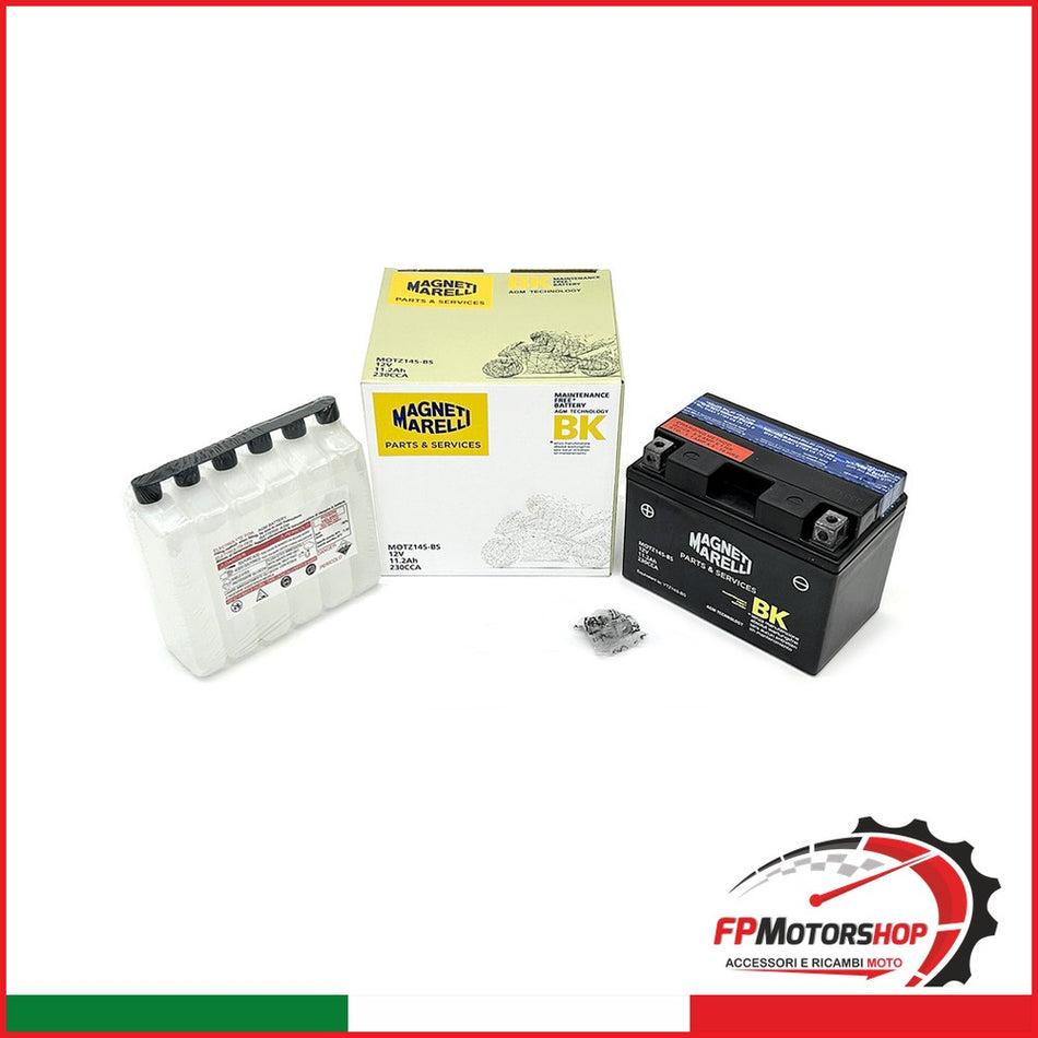 BATTERIA MARELLI MOTZ14S-BS CON ACIDO HONDA KAWASAKI SUZUKI YAMAHA